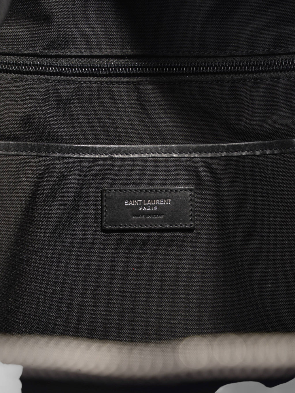 Saint Laurent Vintage Print City Black Canvas