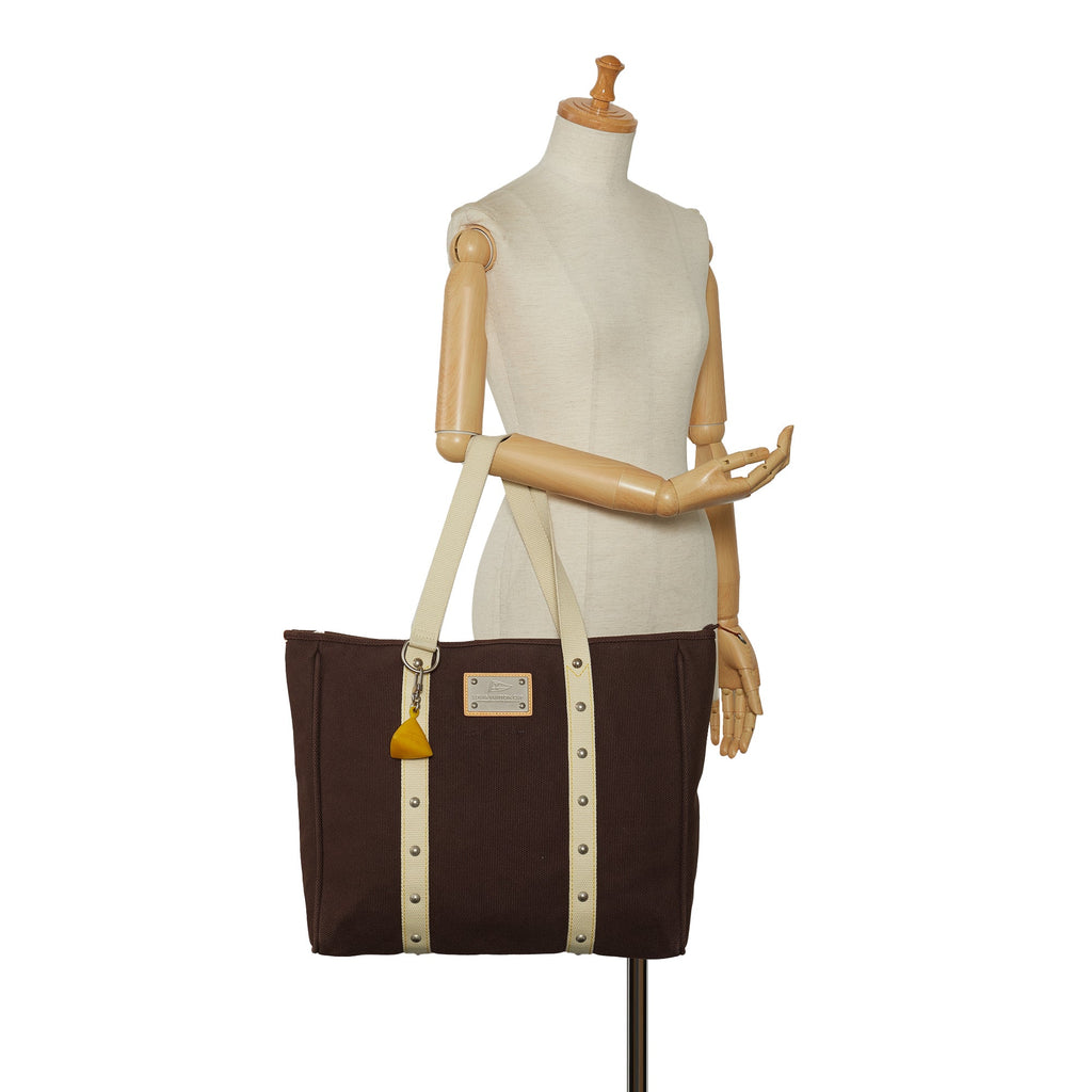 Brown Louis Vuitton Antigua Cabas GM Tote Bag