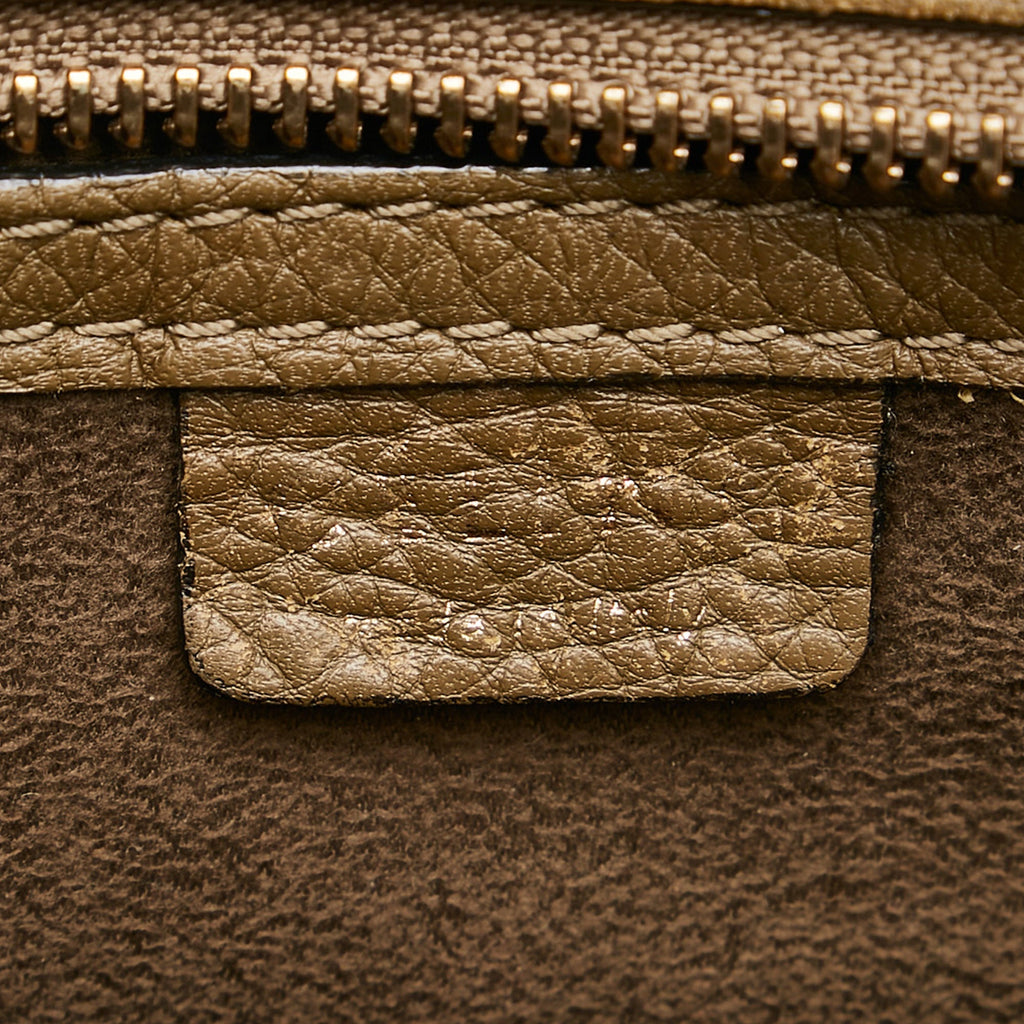 Brown Celine Luggage Tote
