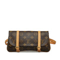Brown Louis Vuitton Monogram Marelle Pochette Belt Bag