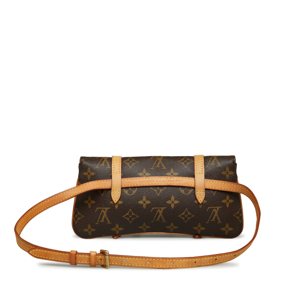 Brown Louis Vuitton Monogram Marelle Pochette Belt Bag