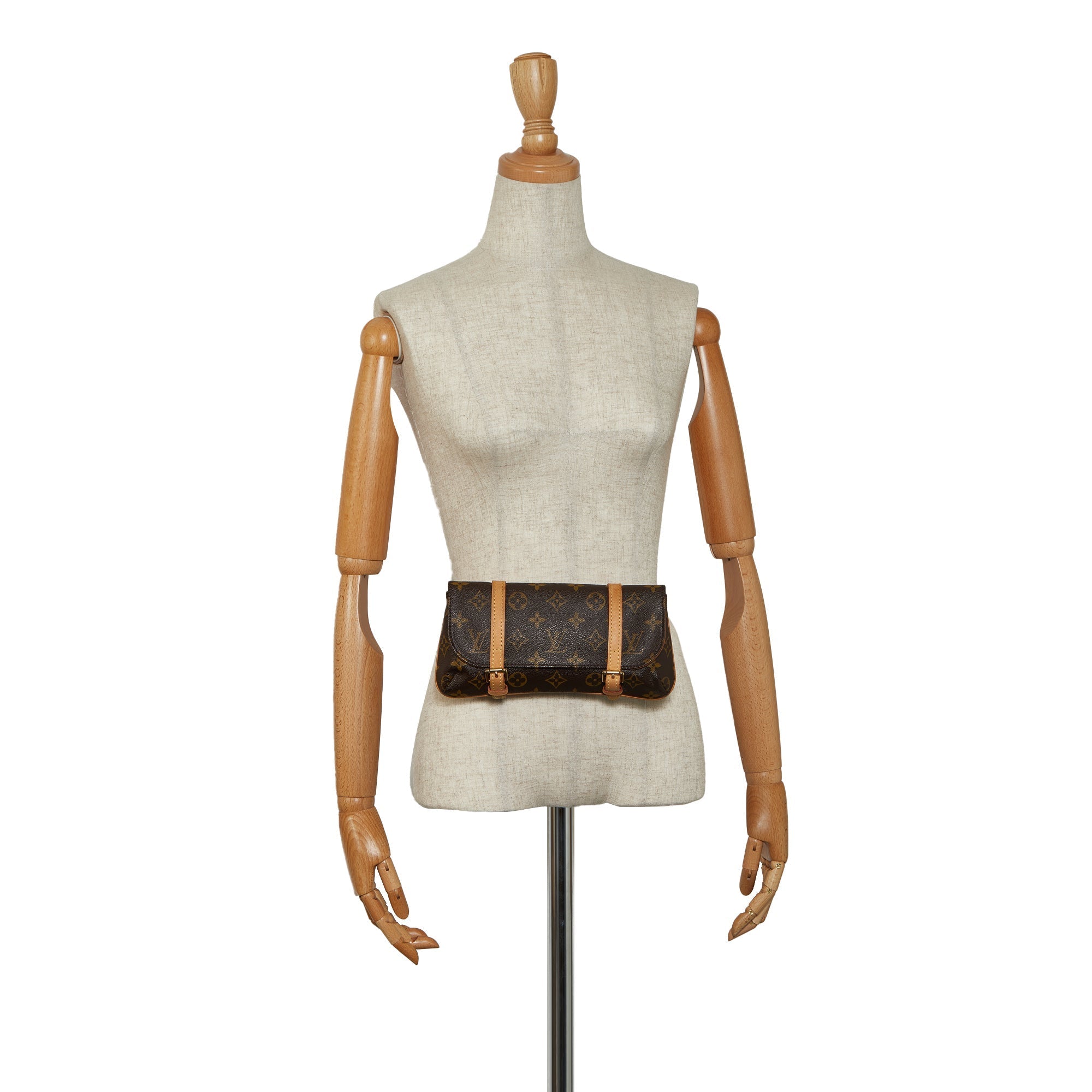 Brown Louis Vuitton Monogram Marelle Pochette Belt Bag