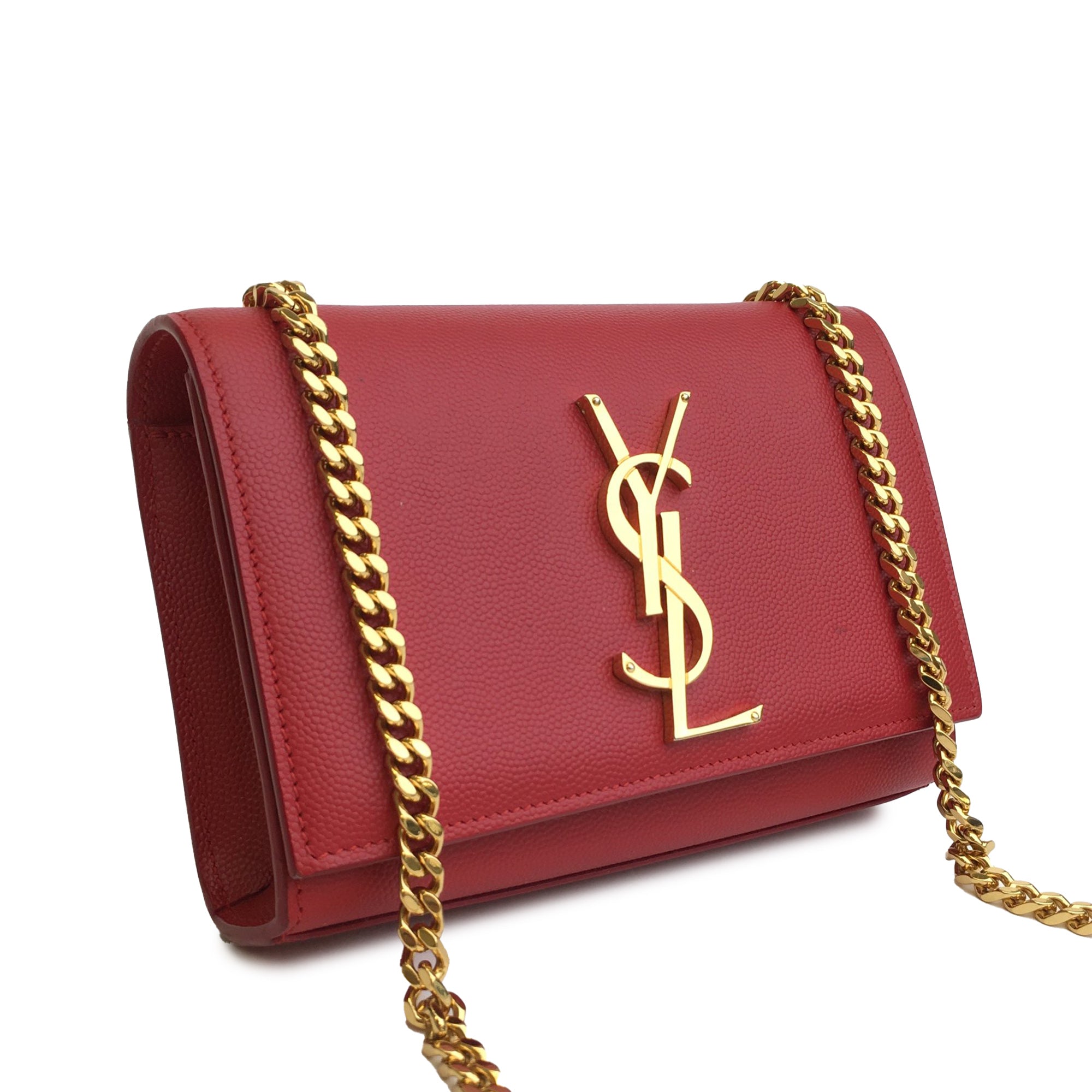 Yves Saint Laurent Kate Small Red Grain de Poudre