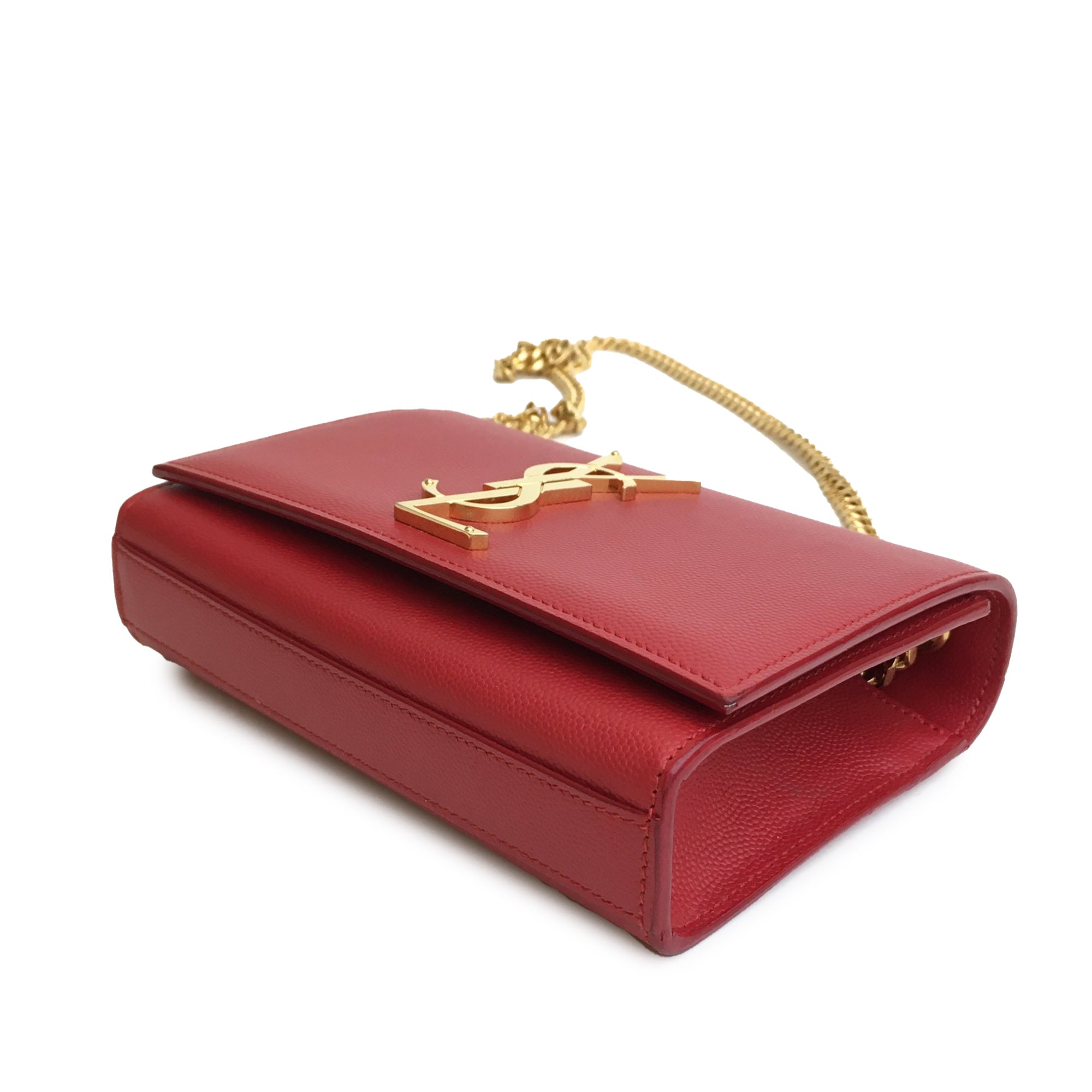 Yves Saint Laurent Kate Small Red Grain de Poudre