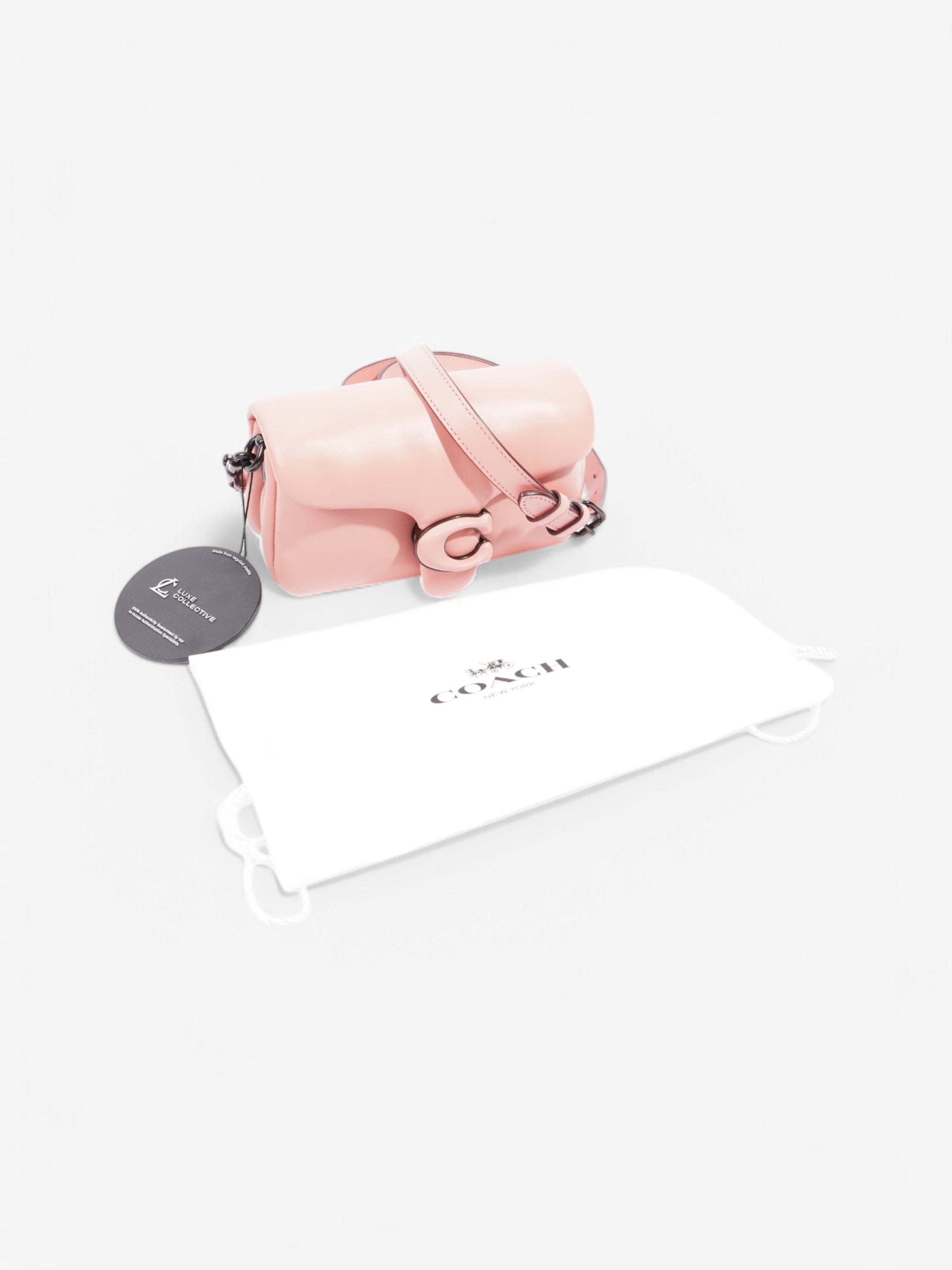 Coach Pillow Tabby Pink Nappa Leather 18