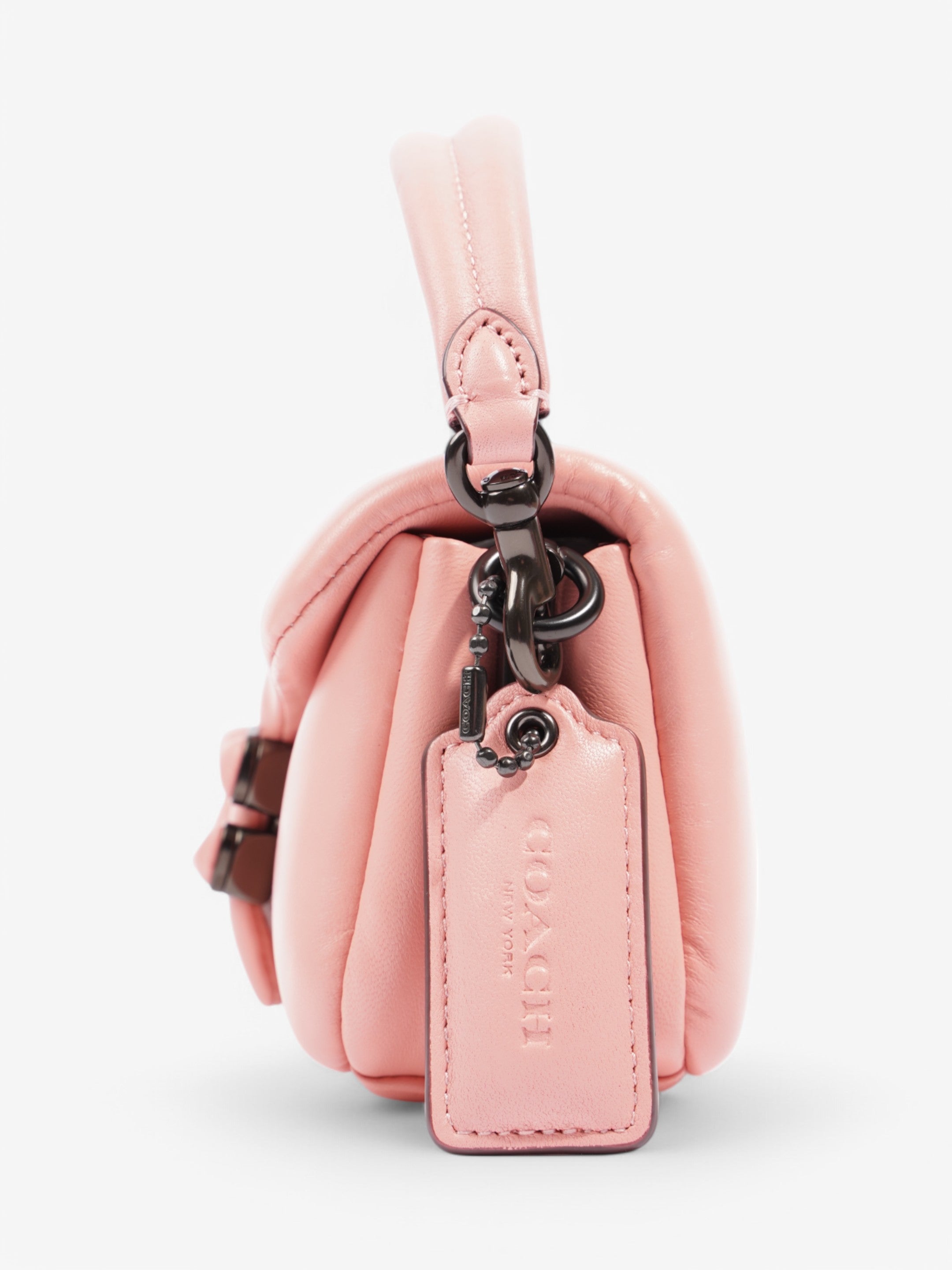 Coach Pillow Tabby Pink Nappa Leather 18