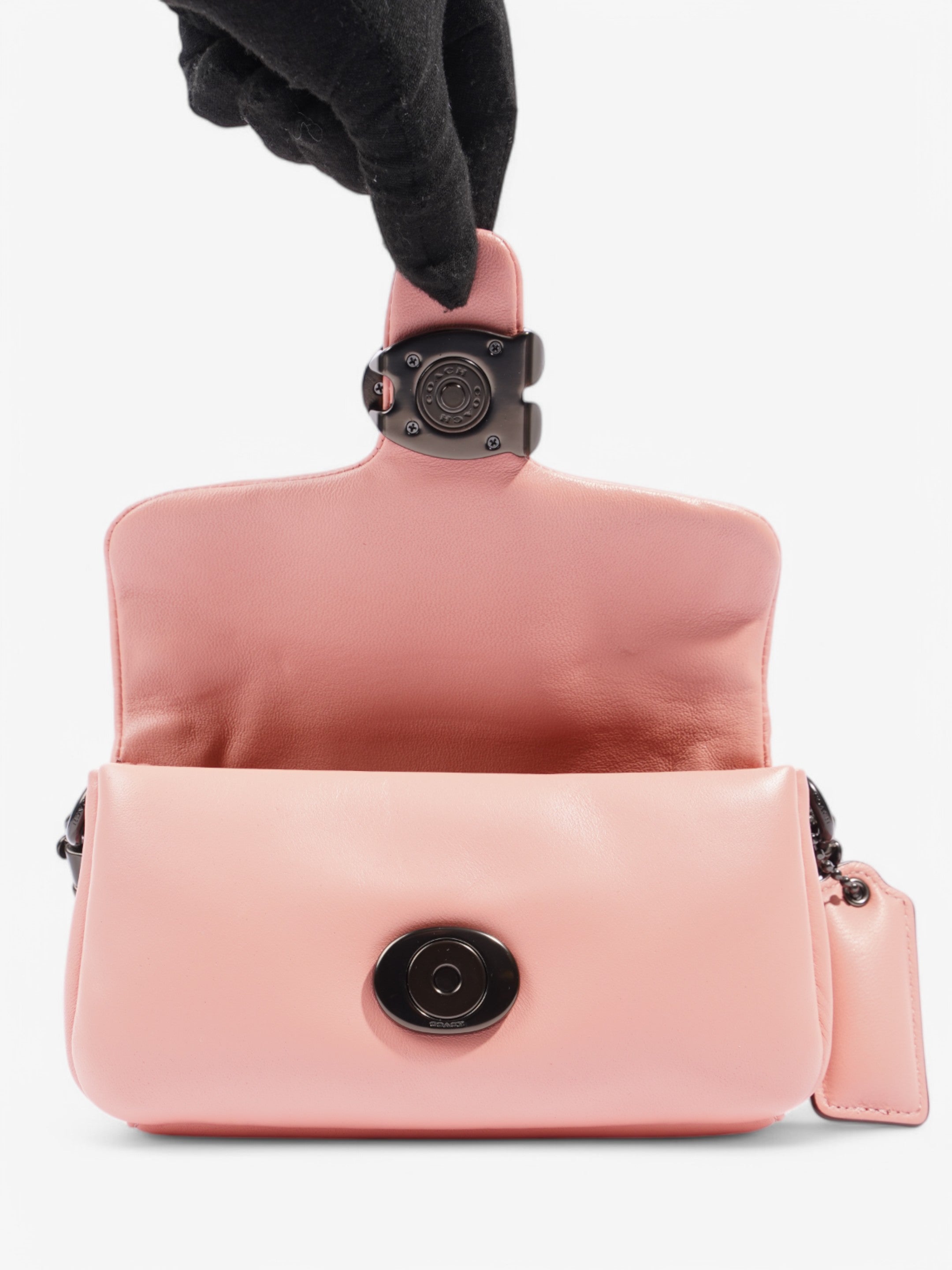 Coach Pillow Tabby Pink Nappa Leather 18