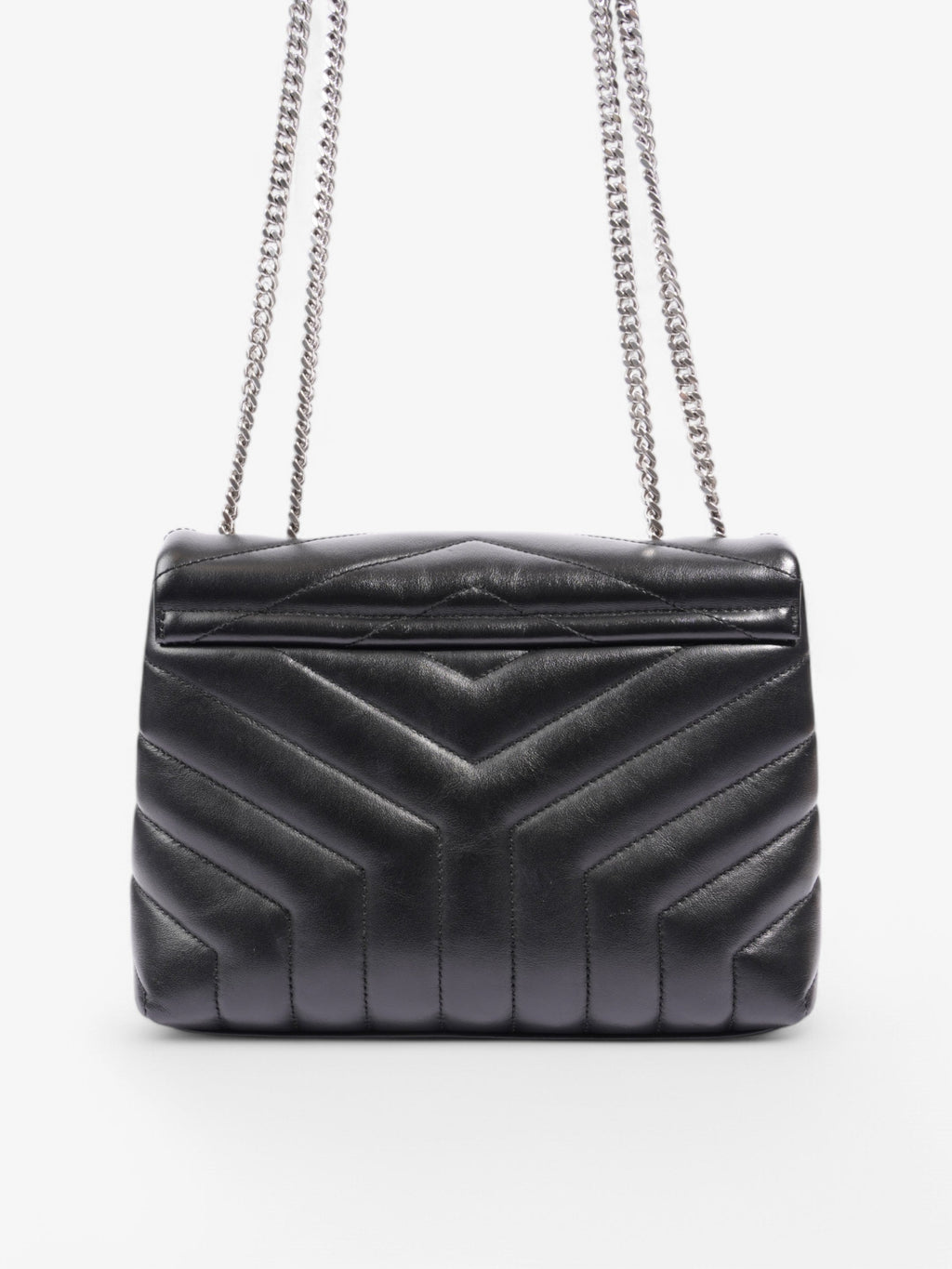 Saint Laurent Lou Lou Black Lambskin Leather Small
