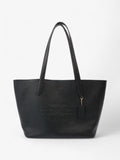 Coach Cameron Tote Black Grained Leather