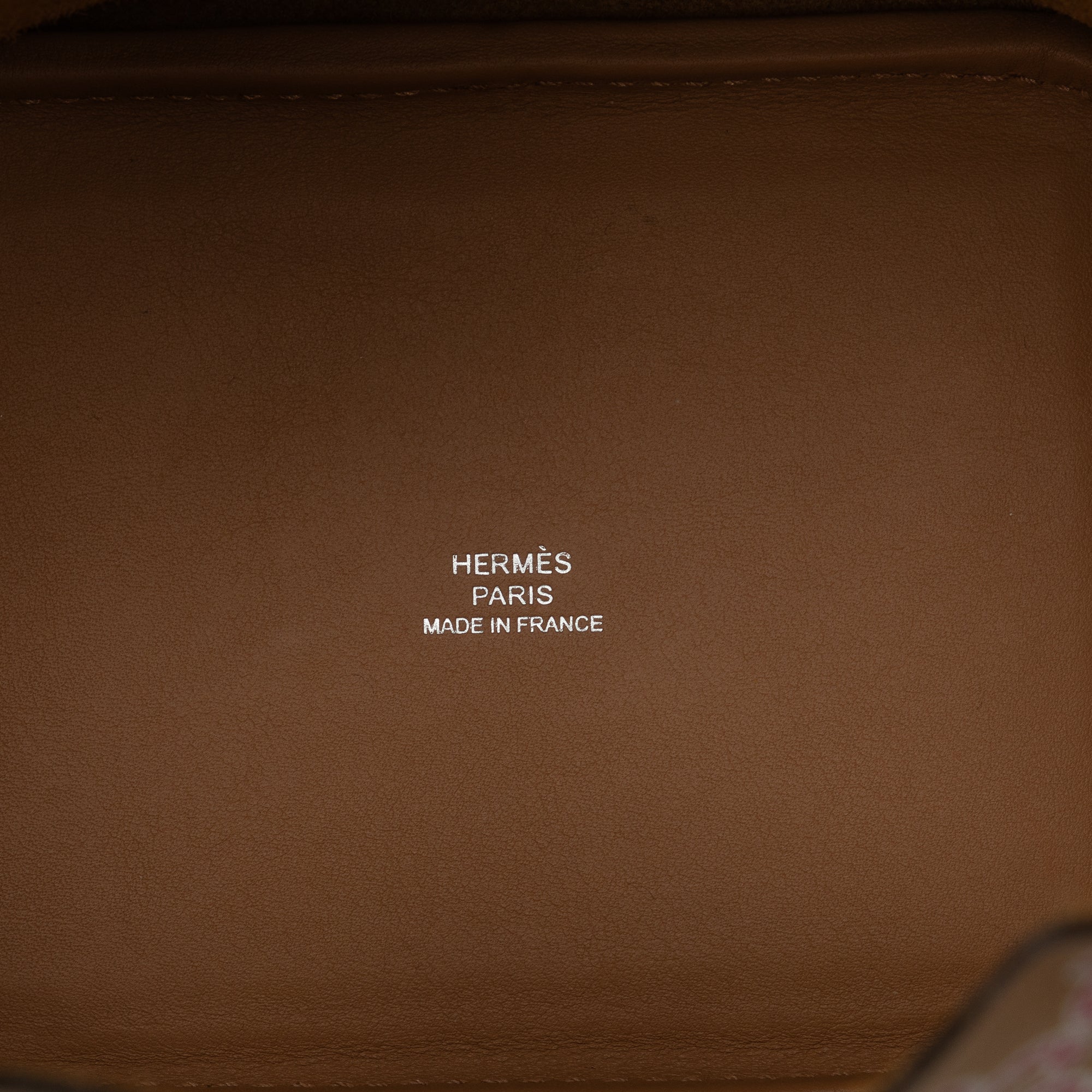 HermÃƒÆ’Ã‚Â¨s Picotin Lock Lucky Daisy Micro Brown Swift Palladium