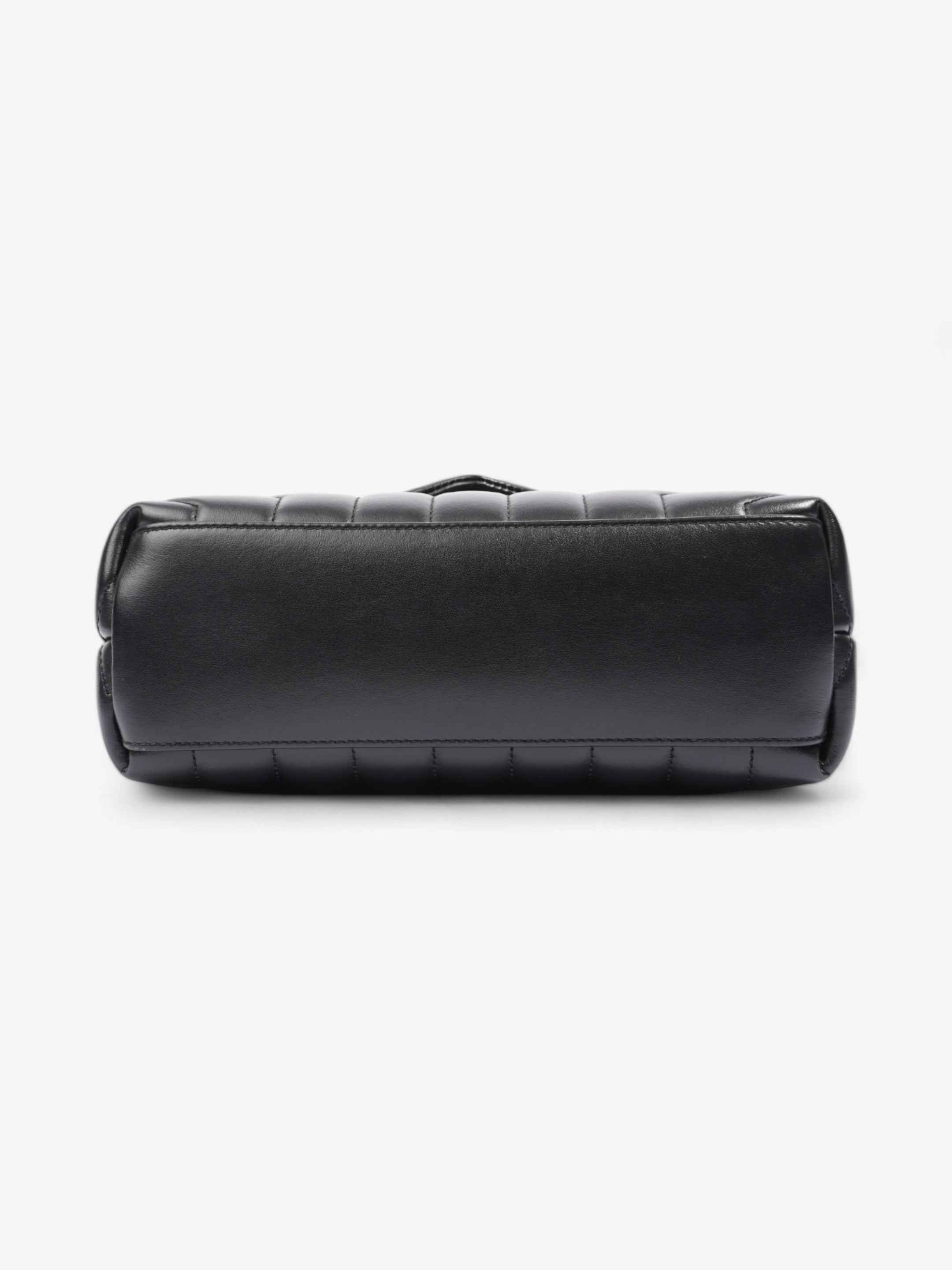 Saint Laurent Lou Lou Black Calfskin Leather Small