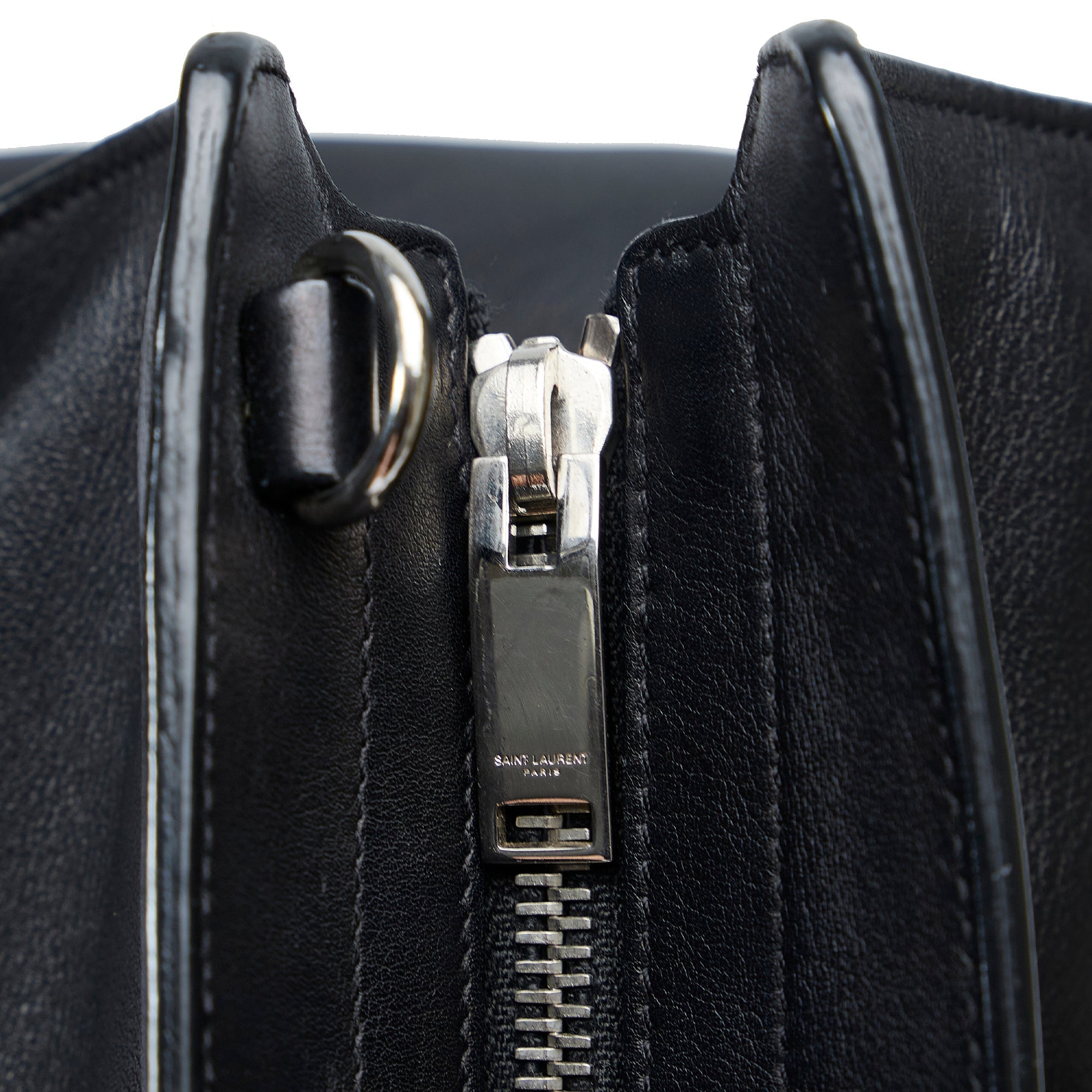 Yves Saint Laurent Downtown Black Quilted Leather