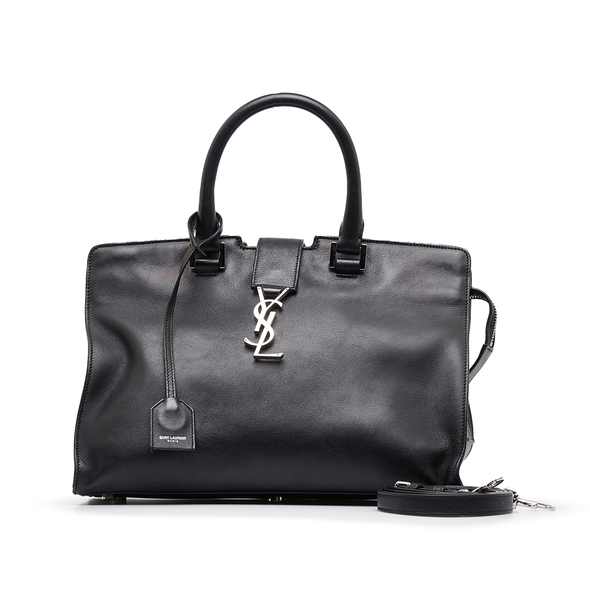 Yves Saint Laurent Downtown Black Quilted Leather