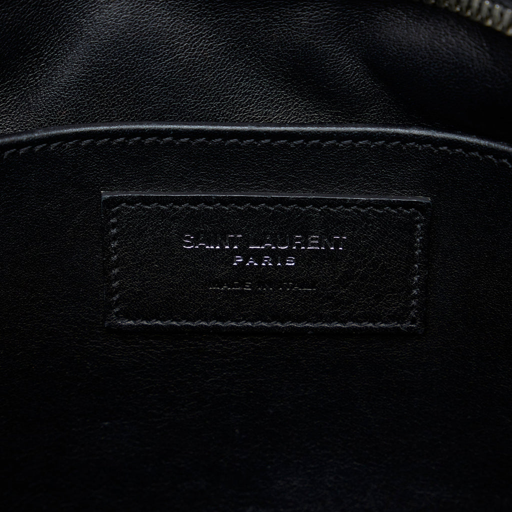 Yves Saint Laurent Downtown Black Quilted Leather