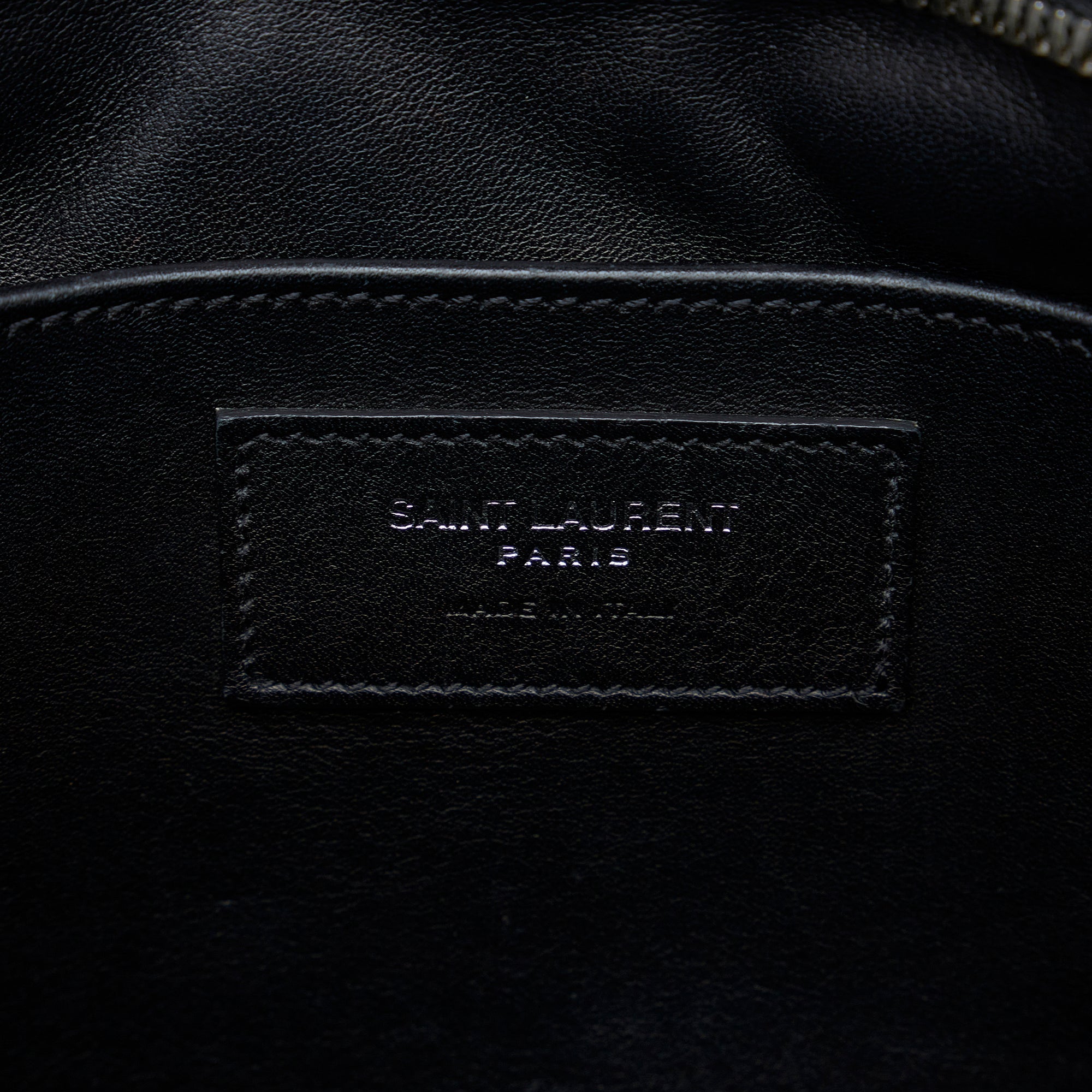 Yves Saint Laurent Downtown Black Quilted Leather