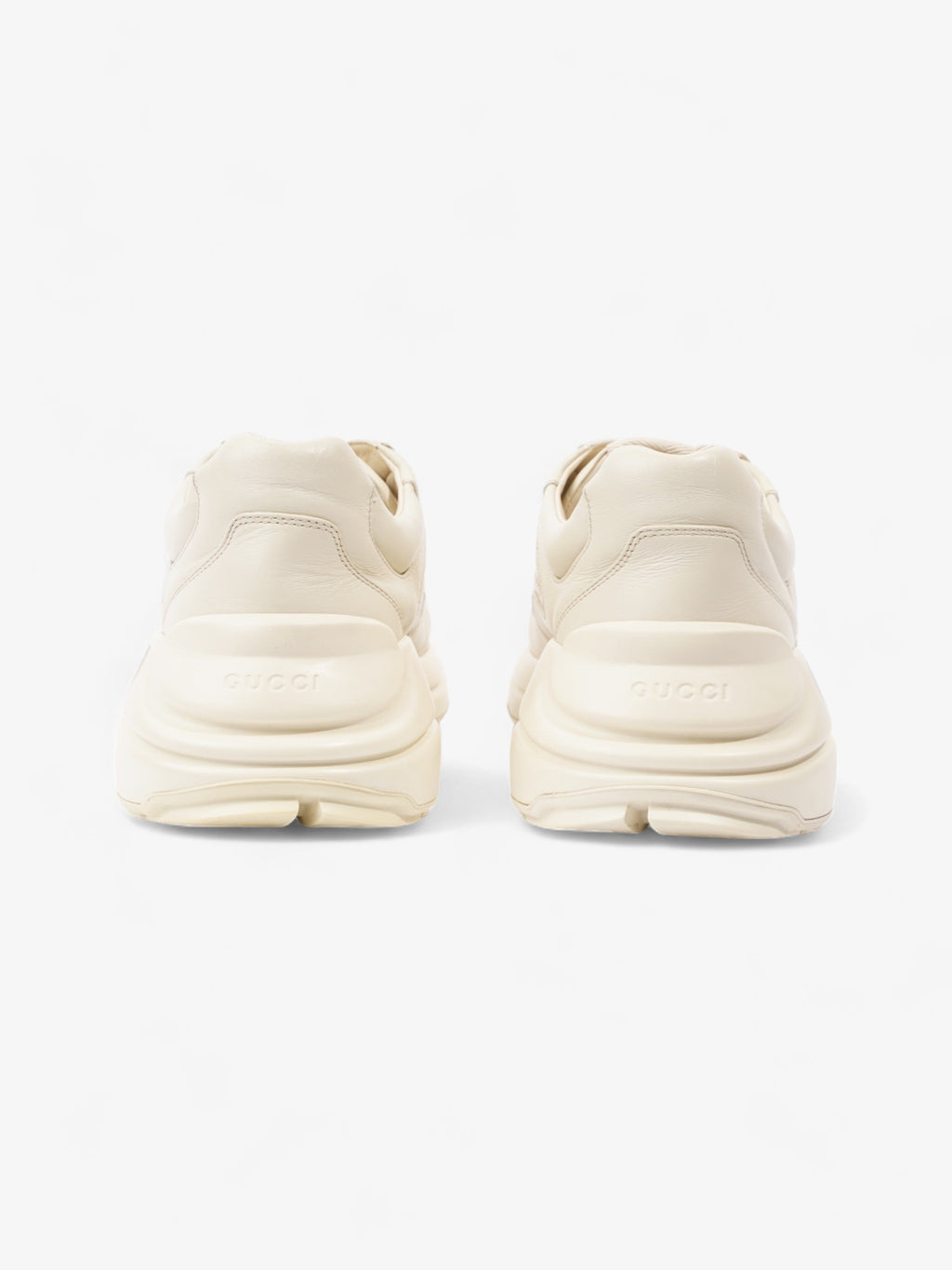 Gucci Rhyton Logo Ivory / Vintage Stripe Leather EU 45 UK 11