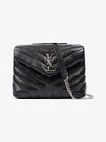 Saint Laurent Loulou Black Quilted Leather Small