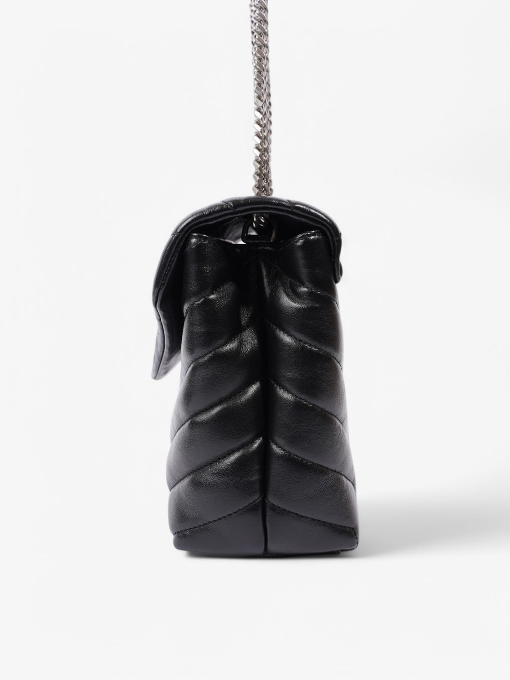 Saint Laurent Loulou Black Quilted Leather Small