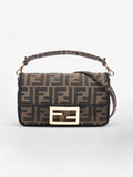 Fendi Baguette Tobacco / Brown Fabric Mini