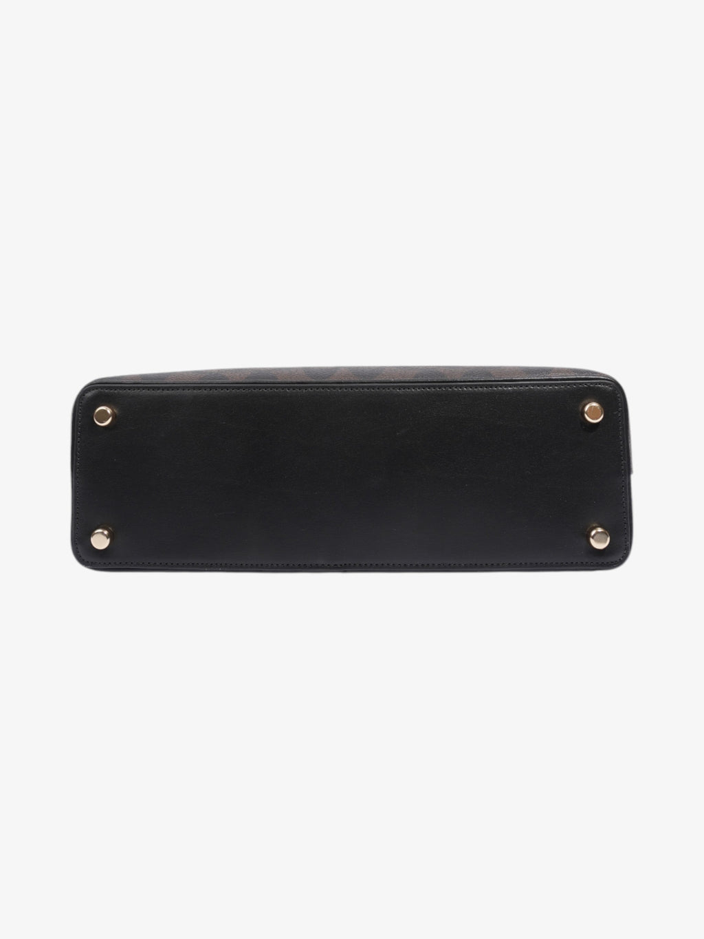 Coach Katy Dome Satchel Brown / Black Canvas