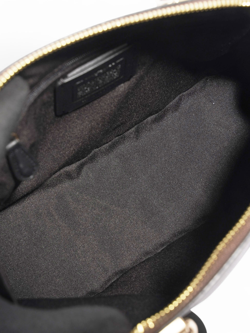 Coach Katy Dome Satchel Brown / Black Canvas