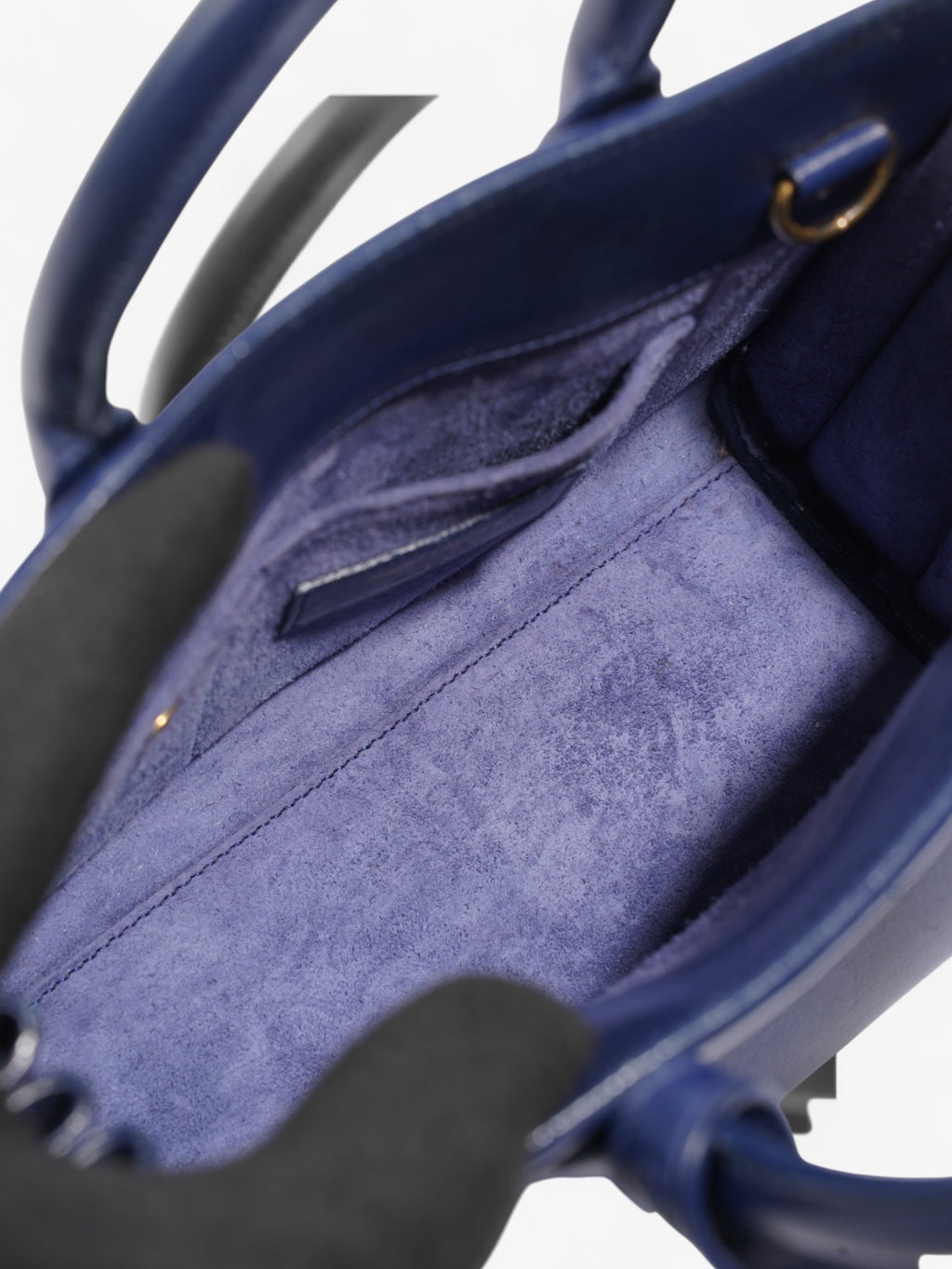 Saint Laurent Sac De Jour Blue Leather Nano