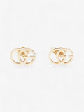 Gucci GG Marmont Stud Earrings Gold Yellow Gold