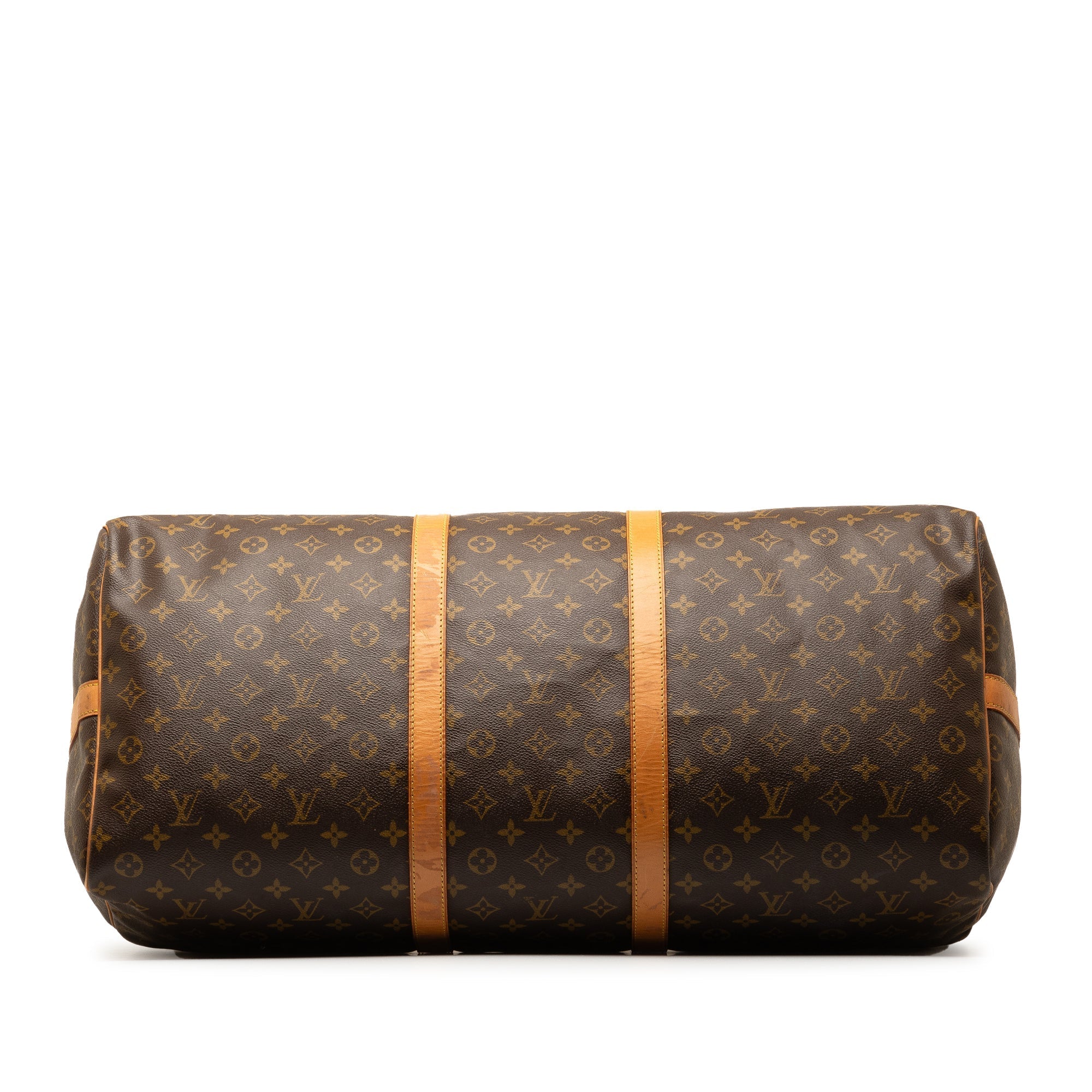 Brown Louis Vuitton Monogram Keepall Bandouliere 60 Travel Bag