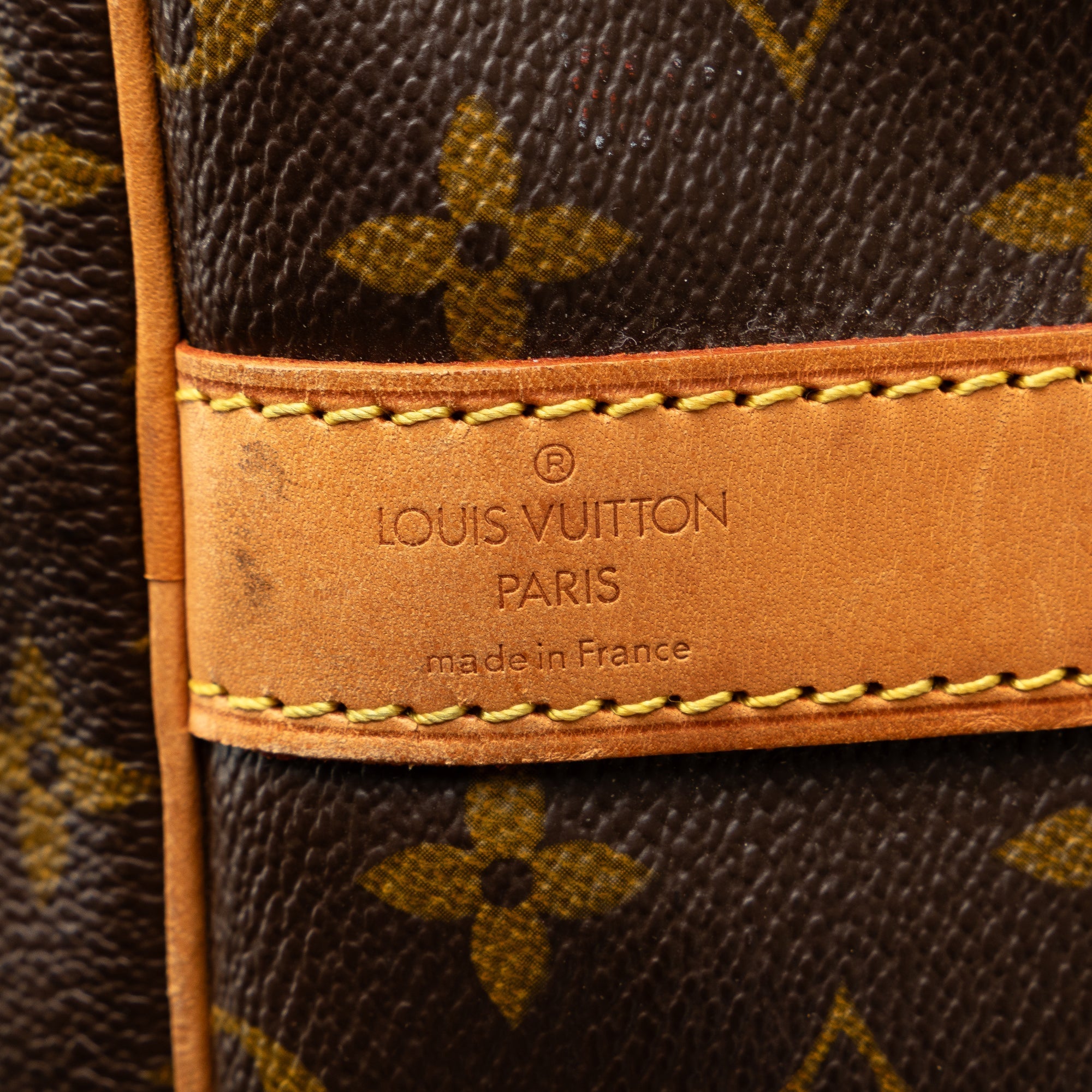 Brown Louis Vuitton Monogram Keepall Bandouliere 60 Travel Bag