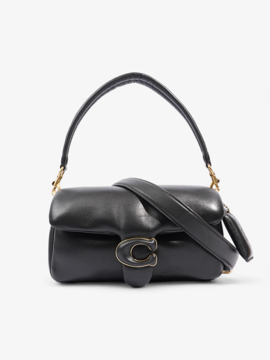 Coach Pillow Tabby Black Nappa Leather 26