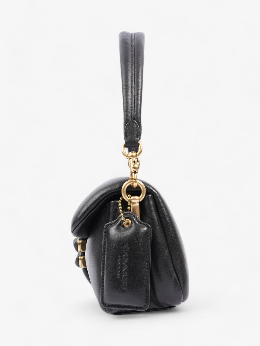Coach Pillow Tabby Black Nappa Leather 26