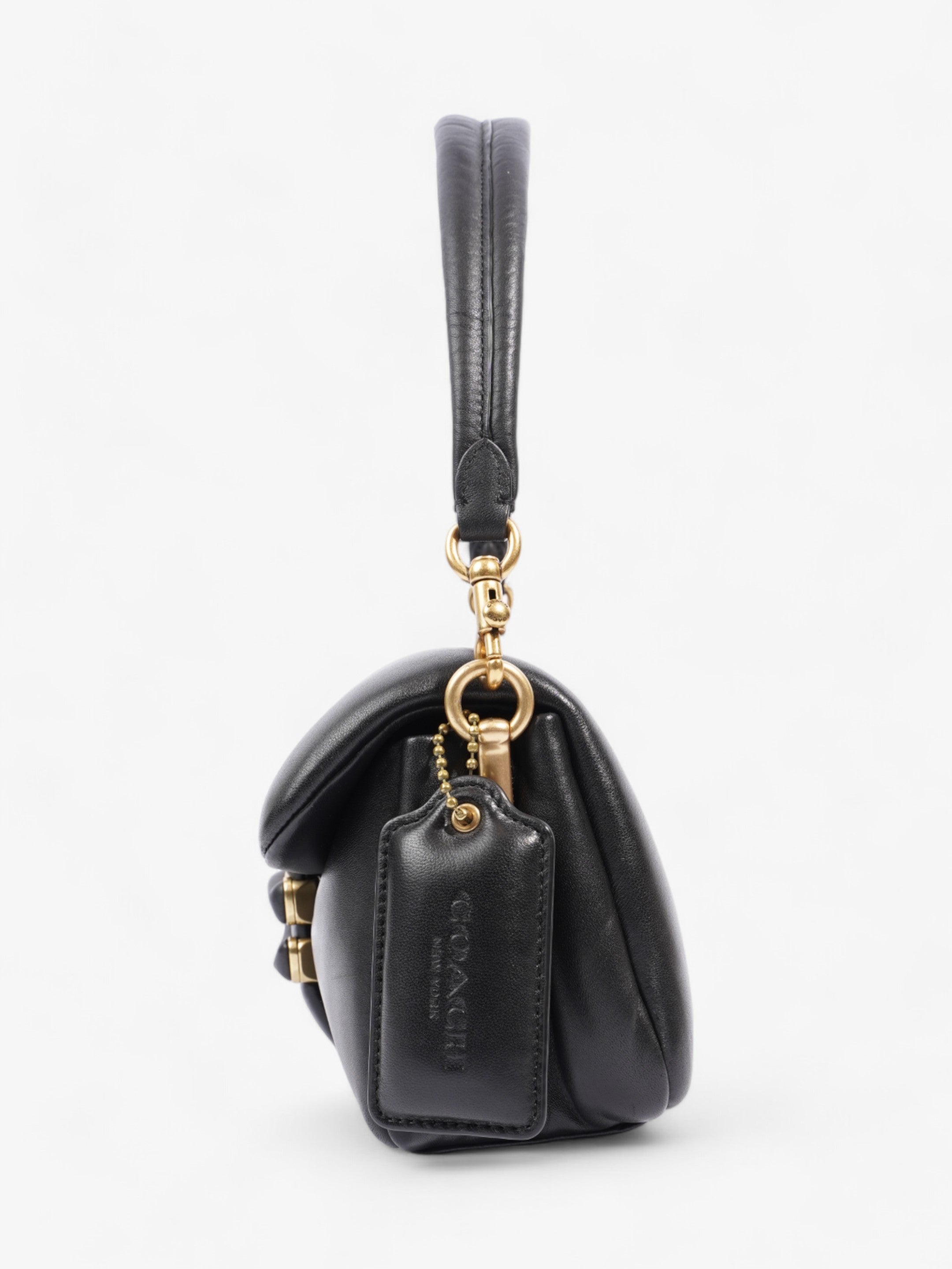 Coach Pillow Tabby Black Nappa Leather 26
