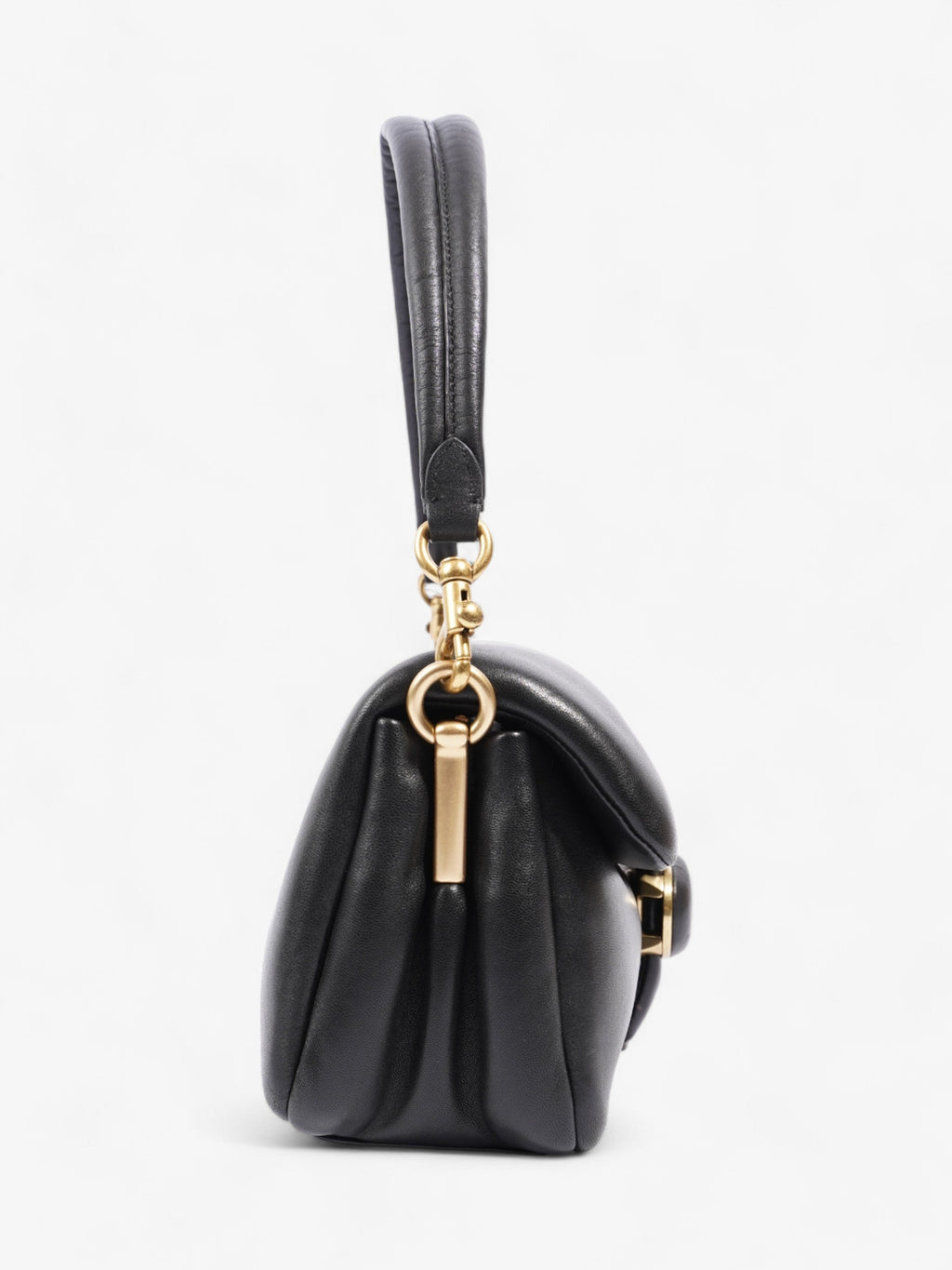 Coach Pillow Tabby Black Nappa Leather 26