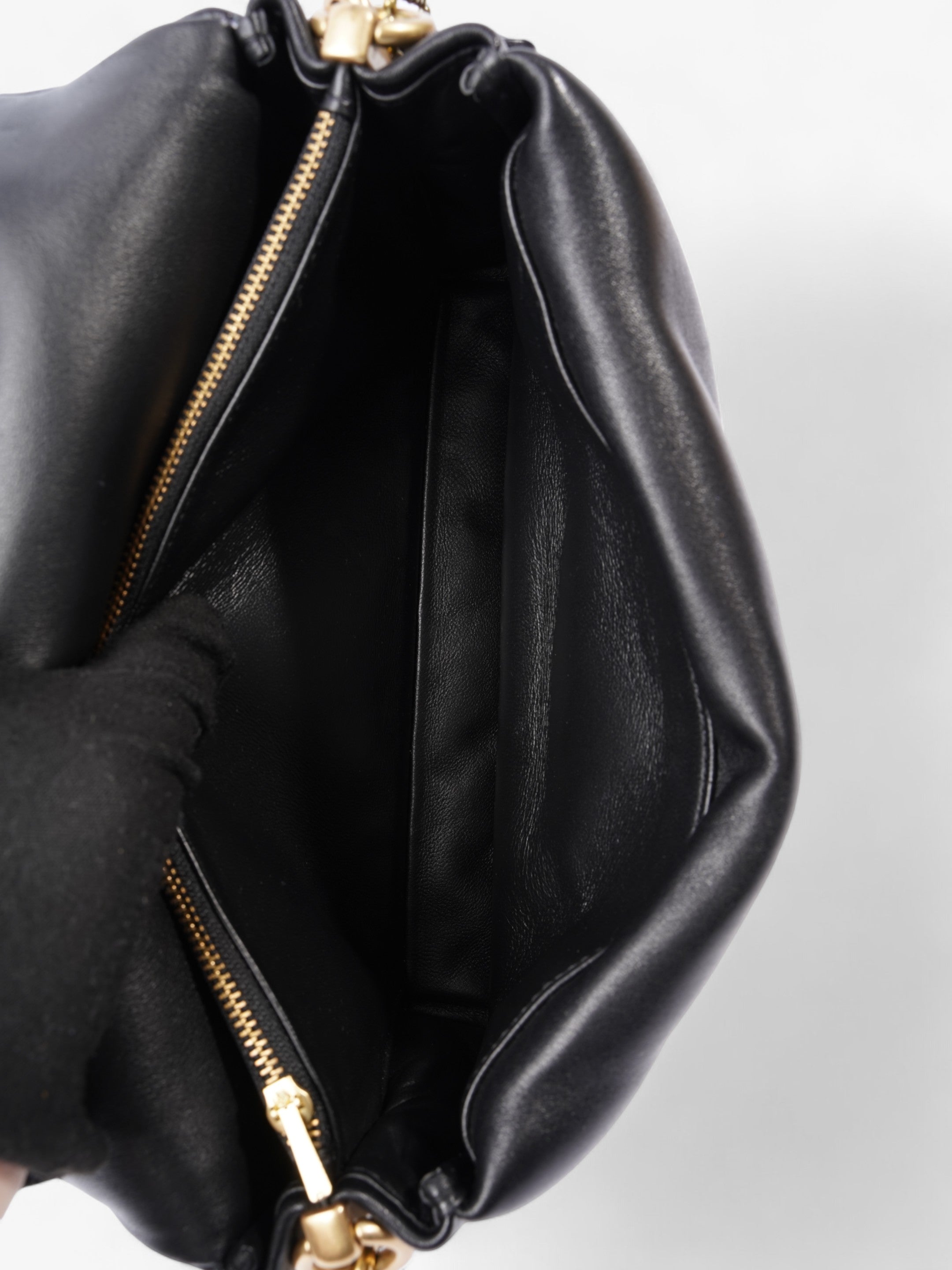 Coach Pillow Tabby Black Nappa Leather 26