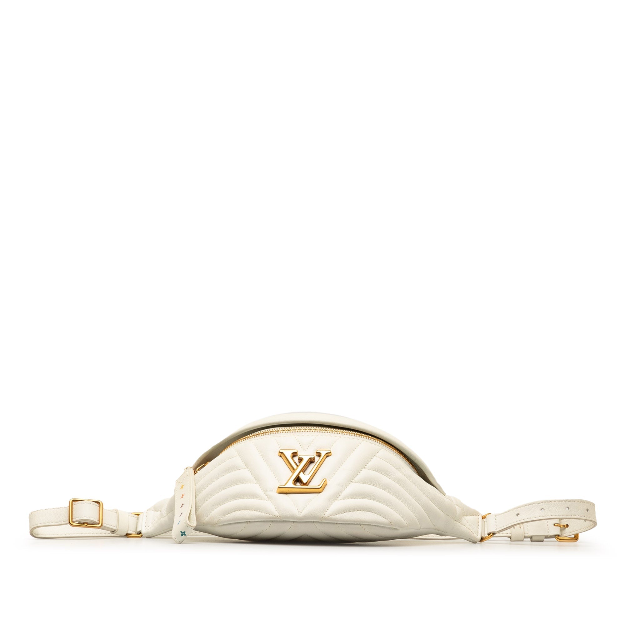 White Louis Vuitton New Wave Bumbag Belt Bag