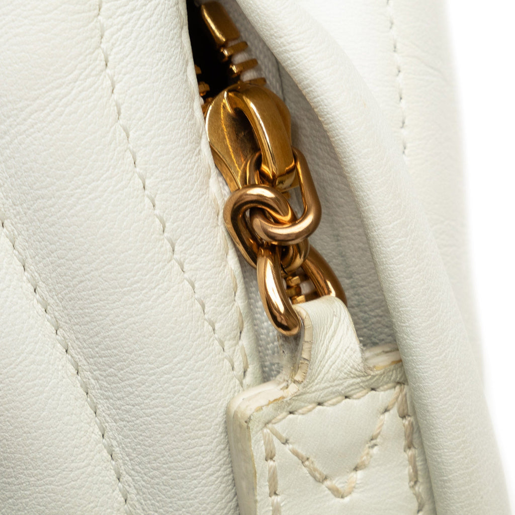 White Louis Vuitton New Wave Bumbag Belt Bag