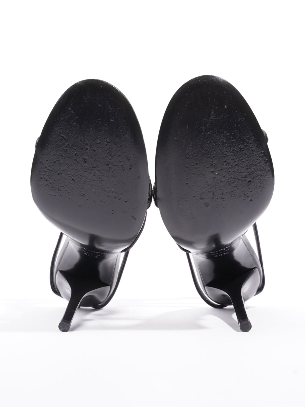 Saint Laurent Cassandra 110 120mm Black Leather EU 40.5 UK 7.5