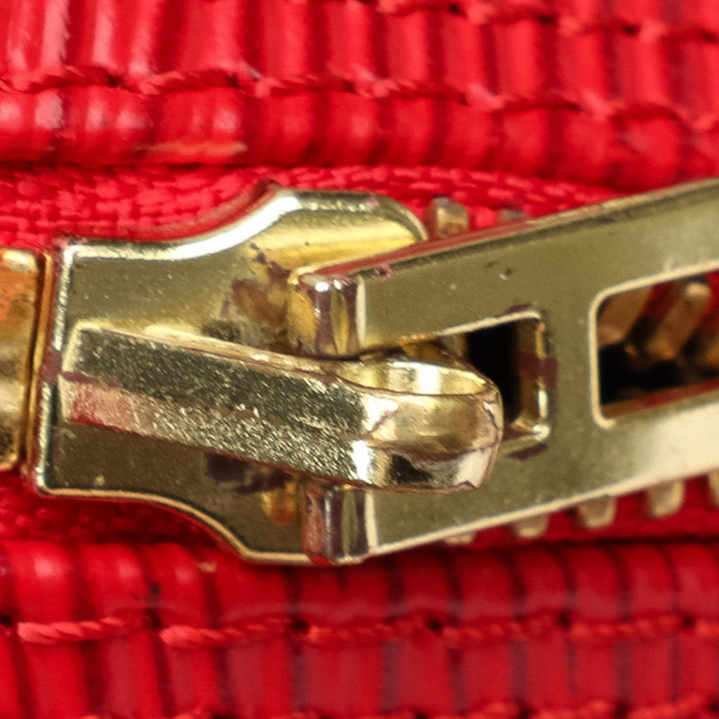 Red Louis Vuitton Epi Alma PM Handbag