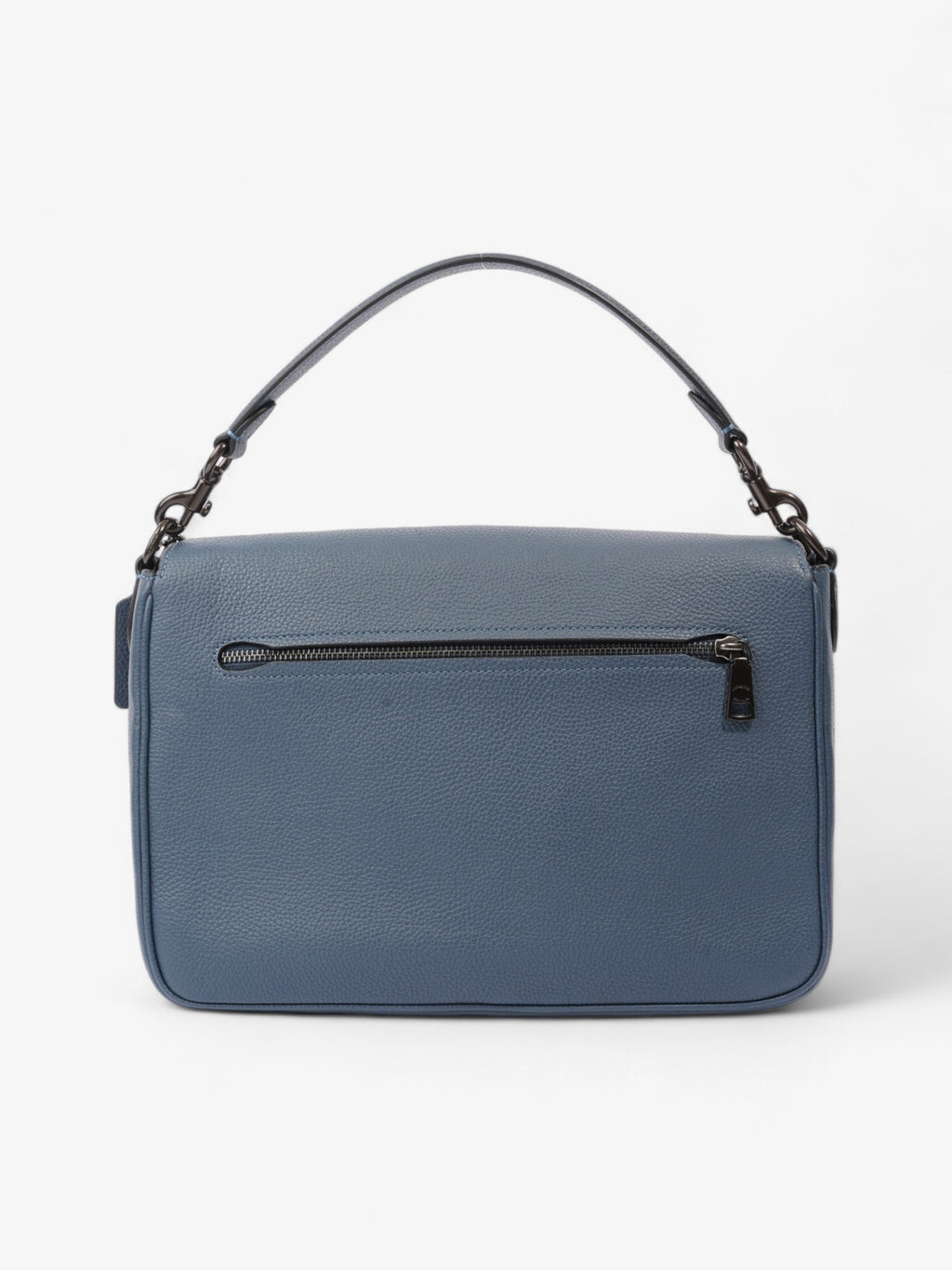 Coach Soft Tabby Messenger Midnight Blue Leather