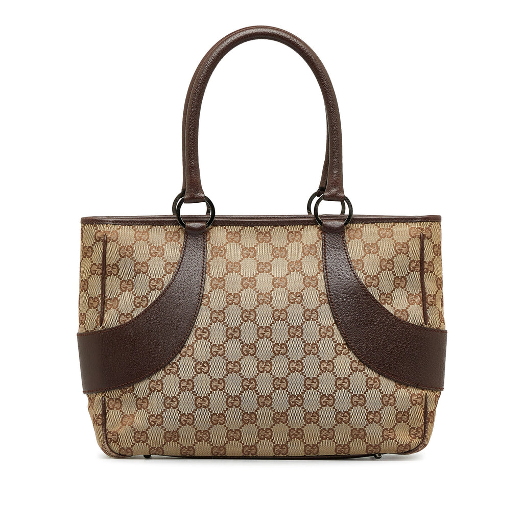 Brown Gucci GG Canvas Tote Bag