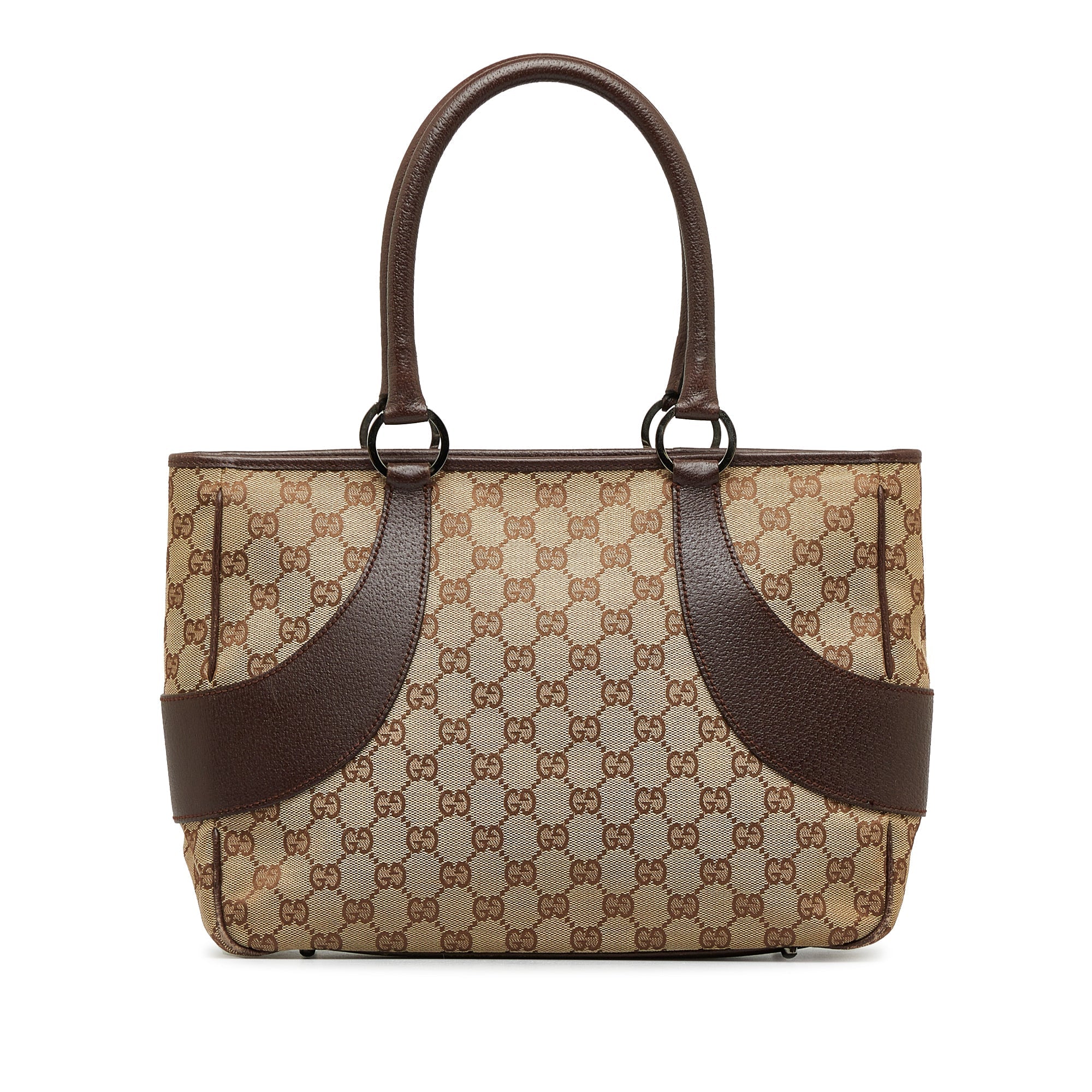 Brown Gucci GG Canvas Tote Bag