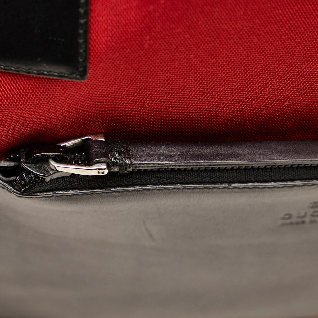 Red Gucci Nylon Tote Bag