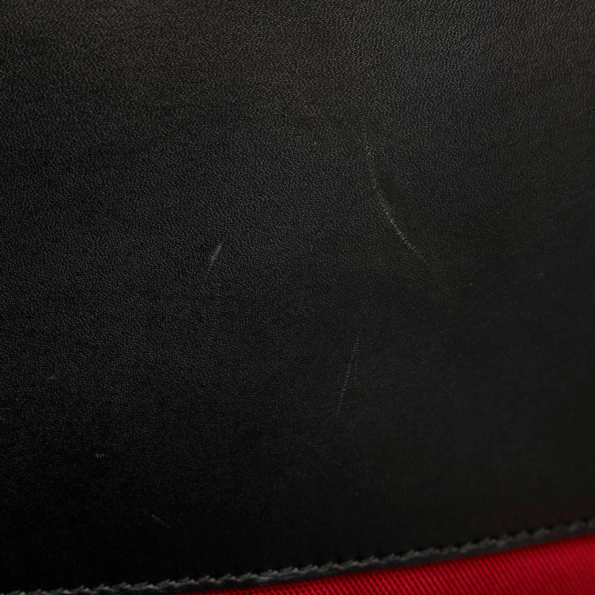 Red Gucci Nylon Tote Bag