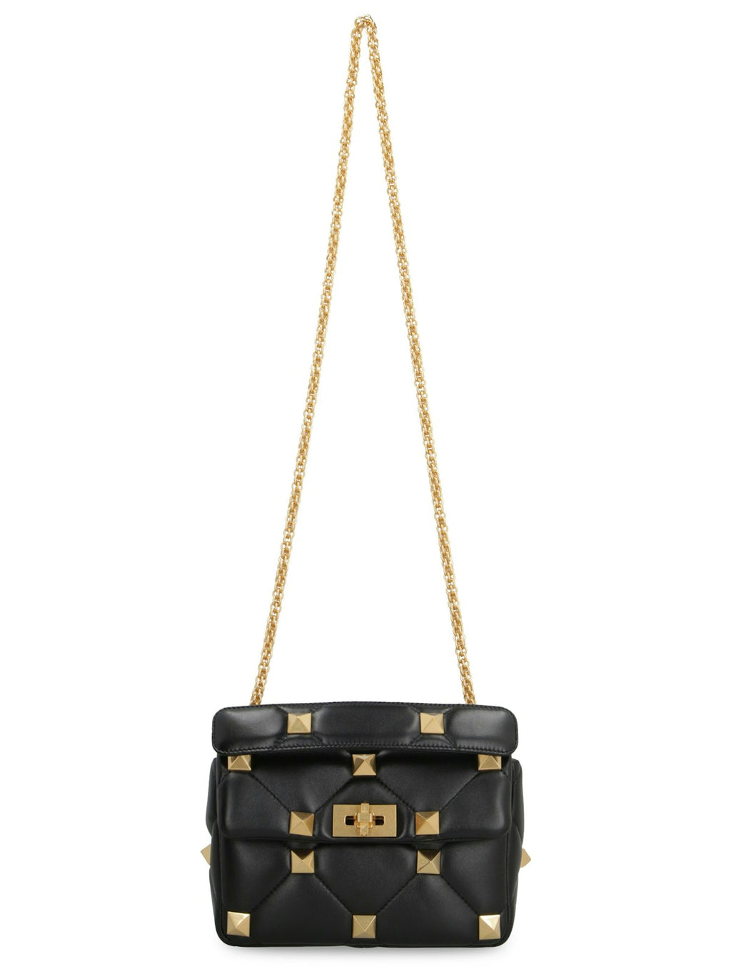 Romanstud Quilted Leather Bag