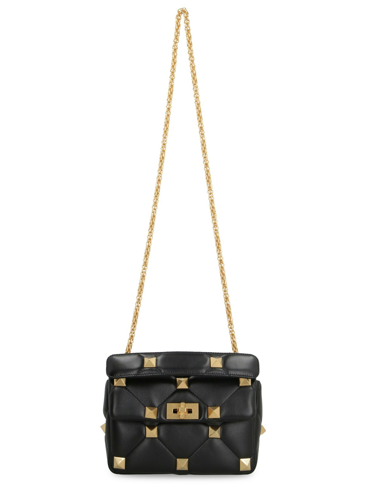 Romanstud Quilted Leather Bag