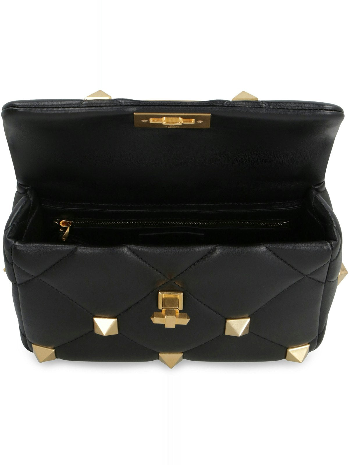 Romanstud Quilted Leather Bag