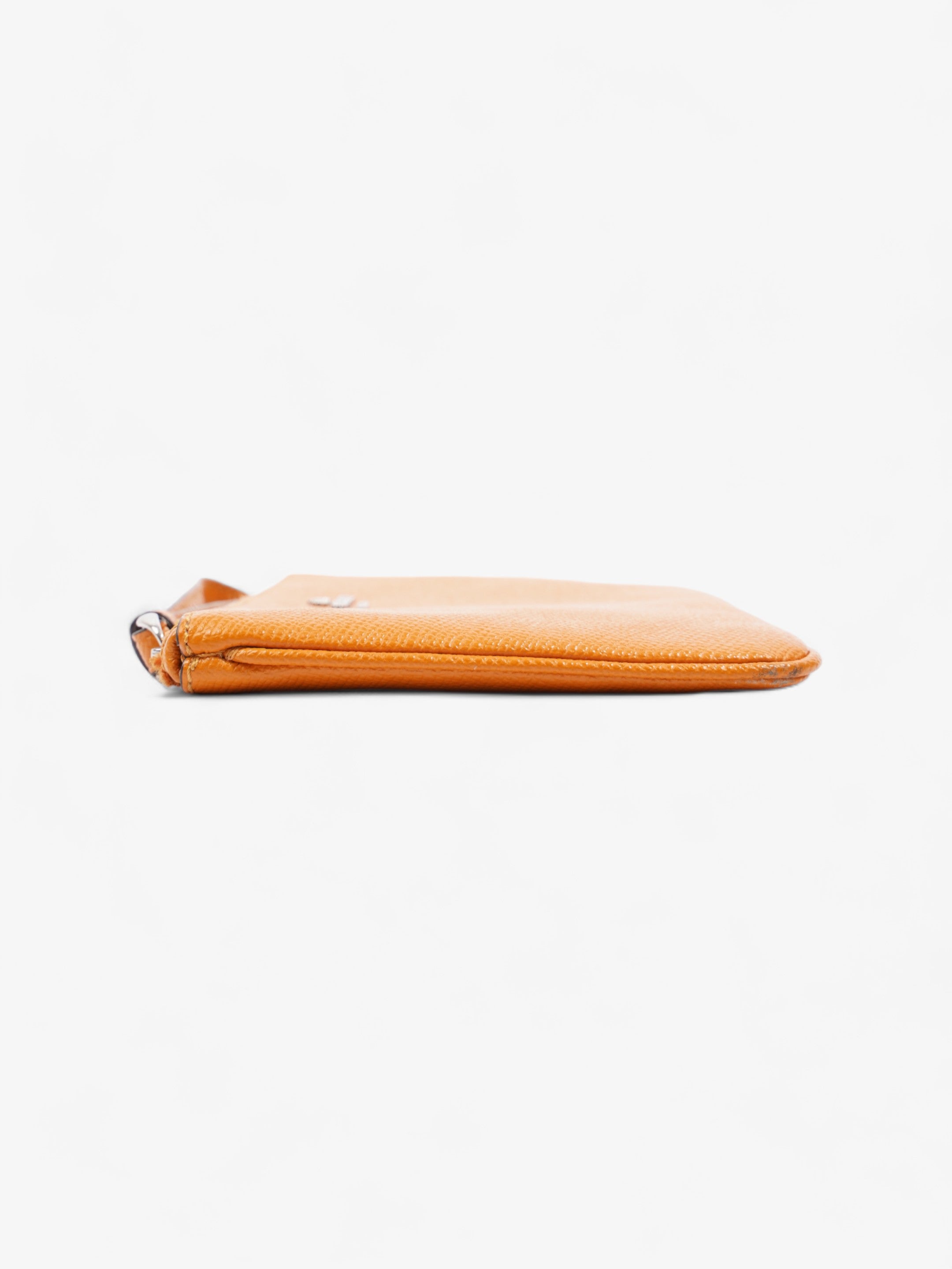 Coach Zip Wristlet Mustard Leather