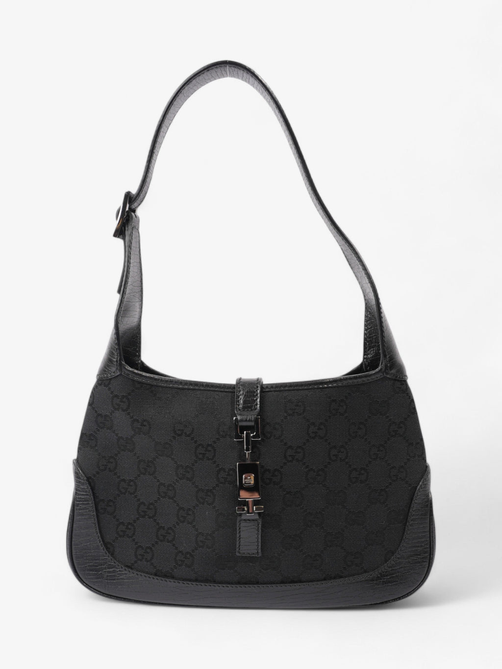 Gucci Jackie Black / GG Supreme Canvas