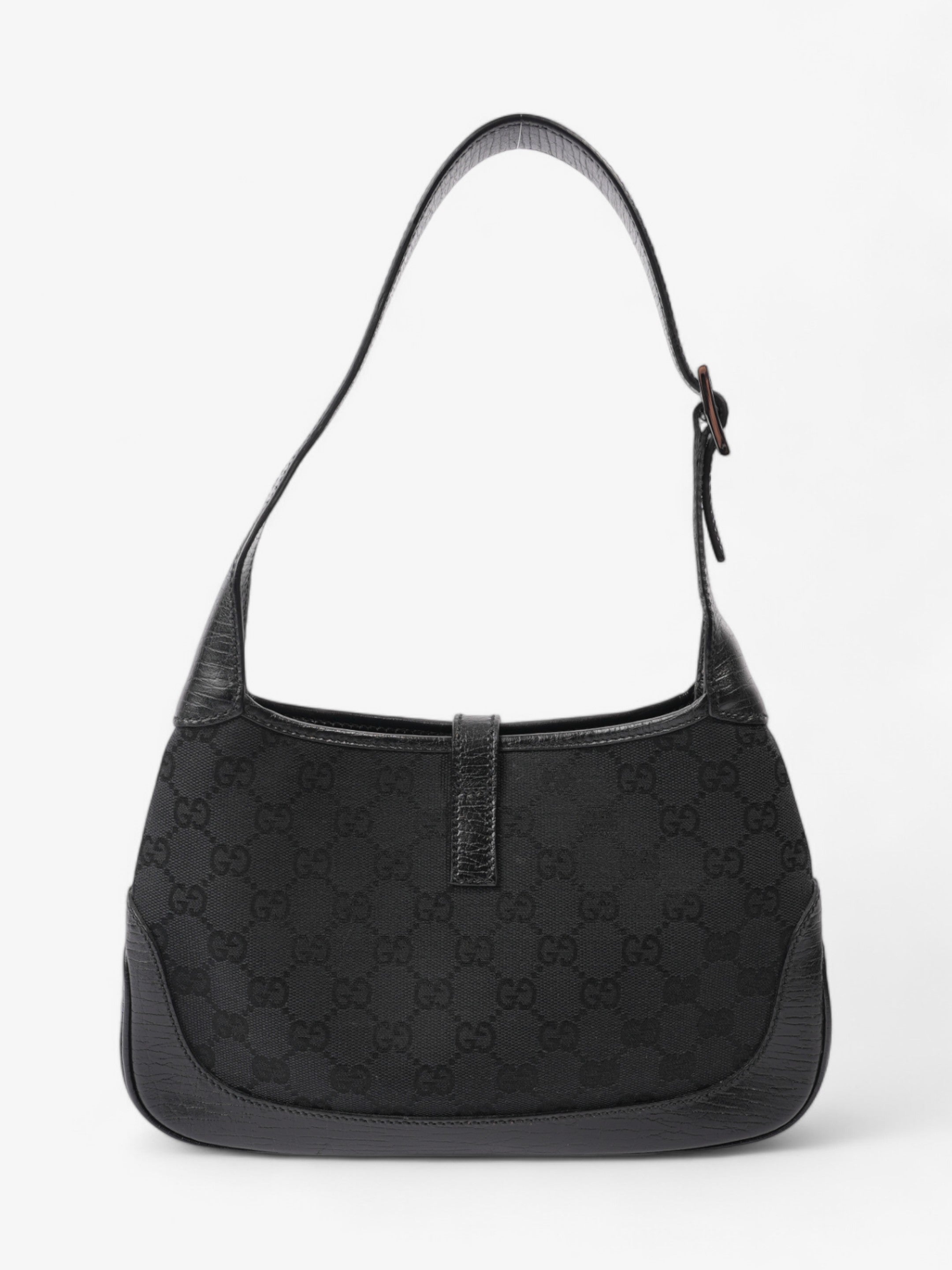 Gucci Jackie Black / GG Supreme Canvas
