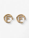 Fendi F is Fendi Earrings Gold Base Metal
